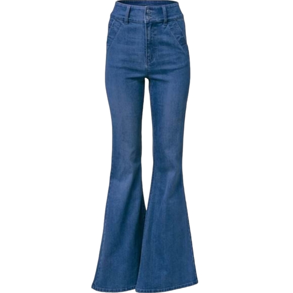 NWOT Venus high waist flare jeans - Picture 6 of 7